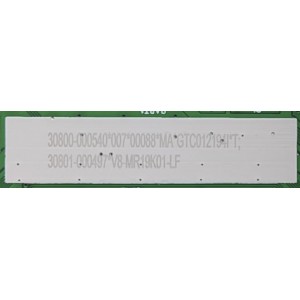 MAIN PARA TV TCL / NUMERO DE PARTE 30800-000540 / 40-MR19G1-MAB2HG / 11602-500624 / 30801-000497 / V8-MR19K01-LF / GTC012194I / DISPLAY CV500U2-L02 REV:01 / MODELO 50S555	